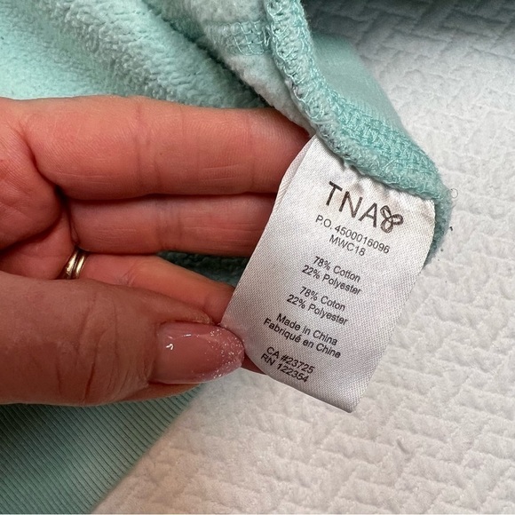 ARITZIA TNA Butterfly blue Zip UP Hoodie Size S - Picture 14 of 15